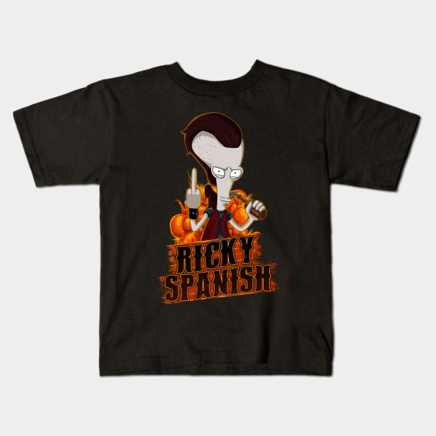 Ricky Spanish! Kids T-Shirt by d.legoshin.art